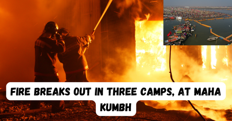 Fire Breaks Out in Three Camps, Including ISKCON, at Maha Kumbh; 22 Tents and Maharaj Cottage Destroyed
