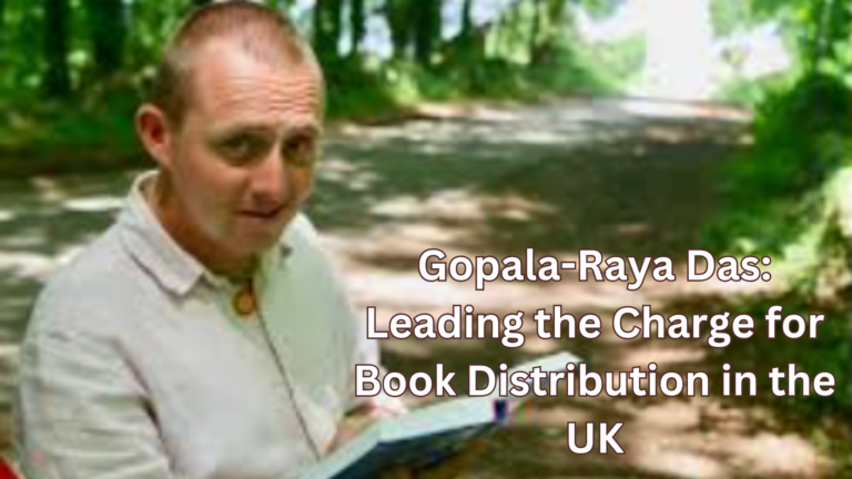 Gopala-Raya Das Leading the Charge for Book Distribution in the UK
